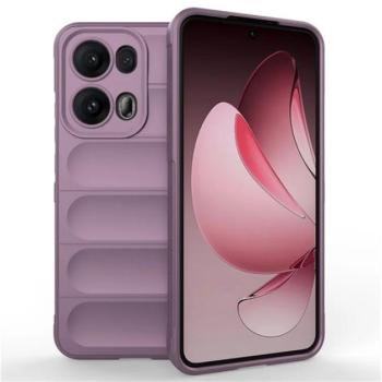 Szilikon telefonvédő (ütésállóság, kameravédő, 3D) LILA Oppo Reno 13 Pro kép