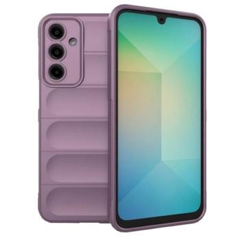 Szilikon telefonvédő (ütésállóság, kameravédő, 3D) LILA Samsung Galaxy A16 kép