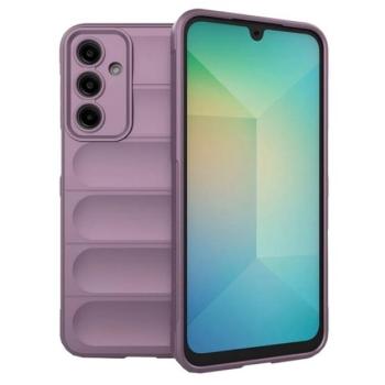 Szilikon telefonvédő (ütésállóság, kameravédő, 3D) LILA Samsung Galaxy A26 5G (SM-A266) kép
