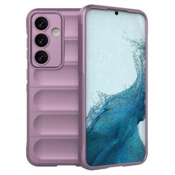 Szilikon telefonvédő (ütésállóság, kameravédő, 3D) LILA Samsung Galaxy S24 (SM-S921) kép