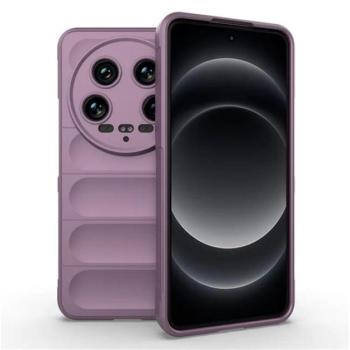 Szilikon telefonvédő (ütésállóság, kameravédő, 3D) LILA Xiaomi 14 Ultra kép