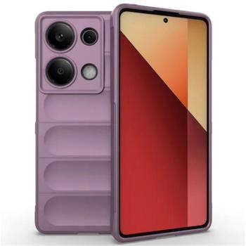 Szilikon telefonvédő (ütésállóság, kameravédő, 3D) LILA Xiaomi Poco M6 Pro LTE, Redmi Note 13 Pro 4G kép