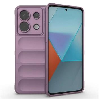 Szilikon telefonvédő (ütésállóság, kameravédő, 3D) LILA Xiaomi Redmi Note 13 Pro 5G kép