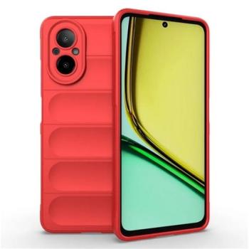 Szilikon telefonvédő (ütésállóság, kameravédő, 3D) PIROS Realme C67 4G kép