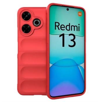 Szilikon telefonvédő (ütésállóság, kameravédő, 3D) PIROS Xiaomi Redmi 13 kép