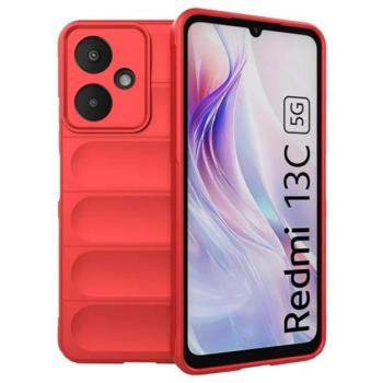 Szilikon telefonvédő (ütésállóság, kameravédő, 3D) PIROS Xiaomi Redmi 13C kép
