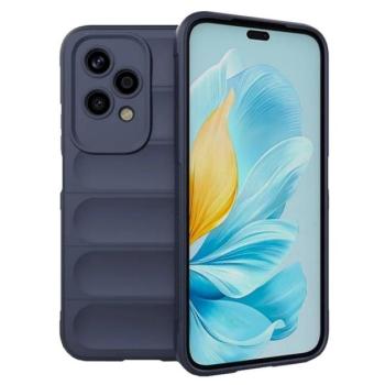 Szilikon telefonvédő (ütésállóság, kameravédő, 3D) SÖTÉTKÉK Honor 200 Lite kép