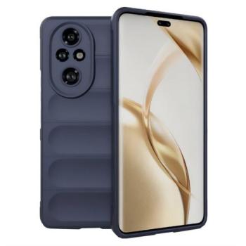 Szilikon telefonvédő (ütésállóság, kameravédő, 3D) SÖTÉTKÉK Honor 200 Pro kép