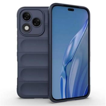 Szilikon telefonvédő (ütésállóság, kameravédő, 3D) SÖTÉTKÉK Honor 400 Lite kép
