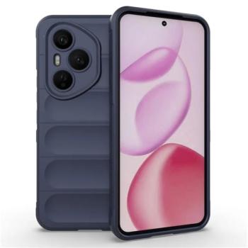 Szilikon telefonvédő (ütésállóság, kameravédő, 3D) SÖTÉTKÉK Honor 400 Pro kép