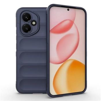 Szilikon telefonvédő (ütésállóság, kameravédő, 3D) SÖTÉTKÉK Honor 400 kép