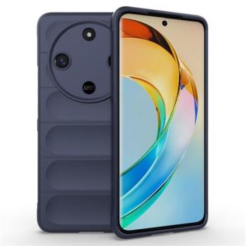 Szilikon telefonvédő (ütésállóság, kameravédő, 3D) SÖTÉTKÉK Honor Magic6 Lite 5G kép