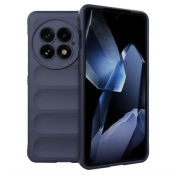 Szilikon telefonvédő (ütésállóság, kameravédő, 3D) SÖTÉTKÉK OnePlus 13 5G kép