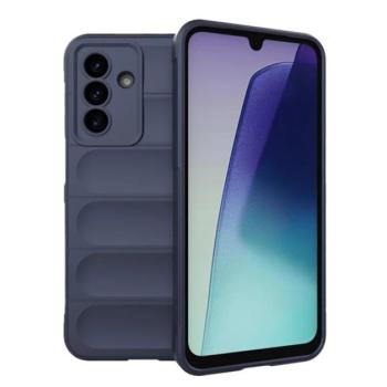 Szilikon telefonvédő (ütésállóság, kameravédő, 3D) SÖTÉTKÉK Samsung Galaxy A17 5G (SM-A176) kép