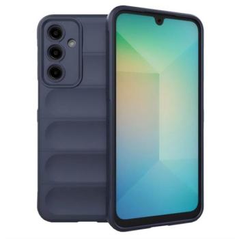 Szilikon telefonvédő (ütésállóság, kameravédő, 3D) SÖTÉTKÉK Samsung Galaxy A56 5G (SM-A566) kép