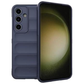 Szilikon telefonvédő (ütésállóság, kameravédő, 3D) SÖTÉTKÉK Samsung Galaxy S24 FE (SM-S721) kép