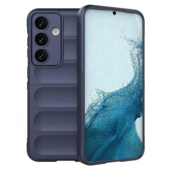Szilikon telefonvédő (ütésállóság, kameravédő, 3D) SÖTÉTKÉK Samsung Galaxy S24 (SM-S921) kép