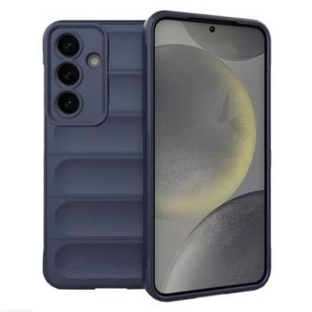 Szilikon telefonvédő (ütésállóság, kameravédő, 3D) SÖTÉTKÉK Samsung Galaxy S25 Plus (SM-S936) kép
