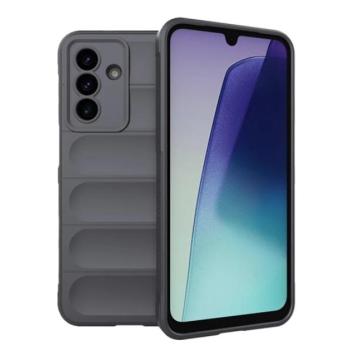 Szilikon telefonvédő (ütésállóság, kameravédő, 3D) SÖTÉTSZÜRKE Samsung Galaxy A17 5G (SM-A176) kép