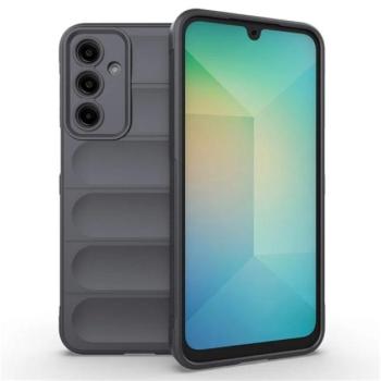 Szilikon telefonvédő (ütésállóság, kameravédő, 3D) SÖTÉTSZÜRKE Samsung Galaxy A26 5G (SM-A266) kép