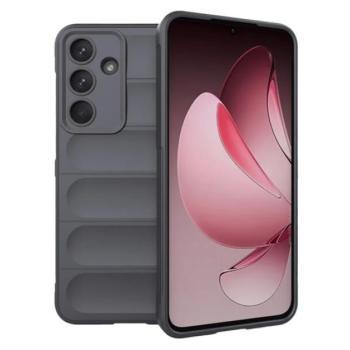 Szilikon telefonvédő (ütésállóság, kameravédő, 3D) SÖTÉTSZÜRKE Samsung Galaxy S25 FE (SM-S731) kép