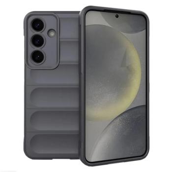 Szilikon telefonvédő (ütésállóság, kameravédő, 3D) SÖTÉTSZÜRKE Samsung Galaxy S25 Plus (SM-S936) kép