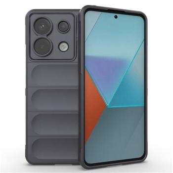 Szilikon telefonvédő (ütésállóság, kameravédő, 3D) SÖTÉTSZÜRKE Xiaomi Redmi Note 13 Pro 5G kép