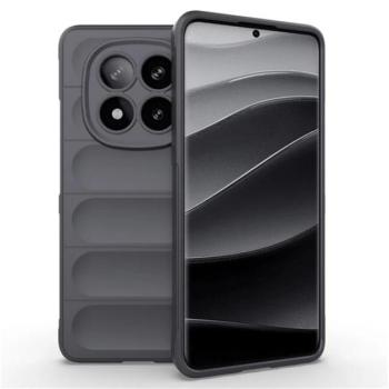 Szilikon telefonvédő (ütésállóság, kameravédő, 3D) SÖTÉTSZÜRKE Xiaomi Redmi Note 14 Pro Plus 5G kép