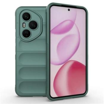 Szilikon telefonvédő (ütésállóság, kameravédő, 3D) SÖTÉTZÖLD Honor 400 Pro kép