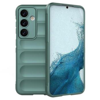 Szilikon telefonvédő (ütésállóság, kameravédő, 3D) SÖTÉTZÖLD Samsung Galaxy S24 Plus (SM-S926) kép