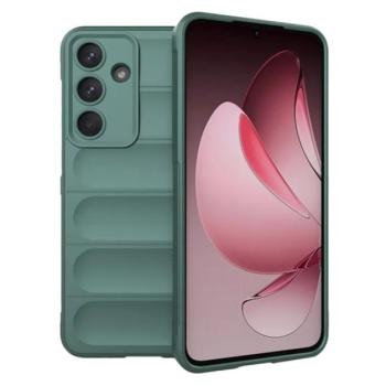 Szilikon telefonvédő (ütésállóság, kameravédő, 3D) SÖTÉTZÖLD Samsung Galaxy S25 FE (SM-S731) kép