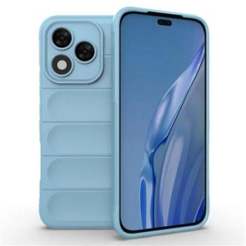 Szilikon telefonvédő (ütésállóság, kameravédő, 3D) VILÁGOSKÉK Honor 400 Lite kép