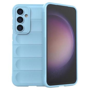 Szilikon telefonvédő (ütésállóság, kameravédő, 3D) VILÁGOSKÉK Samsung Galaxy S23 FE (SM-S711) kép