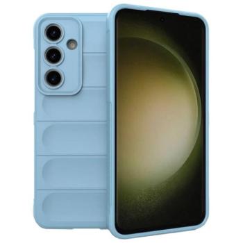 Szilikon telefonvédő (ütésállóság, kameravédő, 3D) VILÁGOSKÉK Samsung Galaxy S24 FE (SM-S721) kép