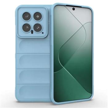Szilikon telefonvédő (ütésállóság, kameravédő, 3D) VILÁGOSKÉK Xiaomi 14 5G kép