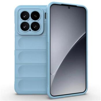 Szilikon telefonvédő (ütésállóság, kameravédő, 3D) VILÁGOSKÉK Xiaomi 15 kép