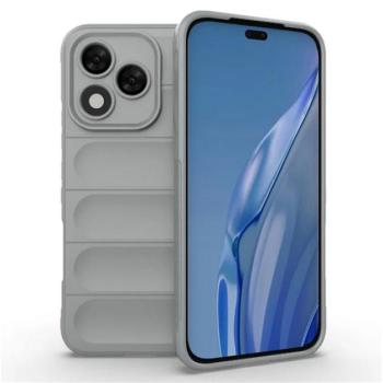 Szilikon telefonvédő (ütésállóság, kameravédő, 3D) VILÁGOSSZÜRKE Honor 400 Lite kép