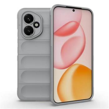 Szilikon telefonvédő (ütésállóság, kameravédő, 3D) VILÁGOSSZÜRKE Honor 400 kép