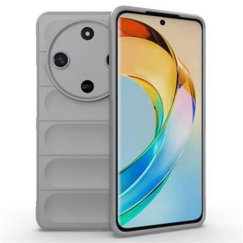 Szilikon telefonvédő (ütésállóság, kameravédő, 3D) VILÁGOSSZÜRKE Honor Magic6 Lite 5G kép