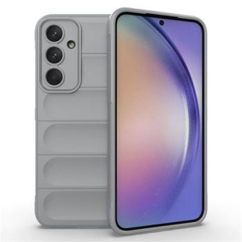 Szilikon telefonvédő (ütésállóság, kameravédő, 3D) VILÁGOSSZÜRKE Samsung Galaxy A35 5G (SM-A356) kép