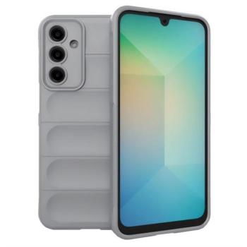 Szilikon telefonvédő (ütésállóság, kameravédő, 3D) VILÁGOSSZÜRKE Samsung Galaxy A56 5G (SM-A566) kép