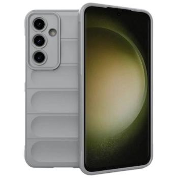 Szilikon telefonvédő (ütésállóság, kameravédő, 3D) VILÁGOSSZÜRKE Samsung Galaxy S24 FE (SM-S721) kép