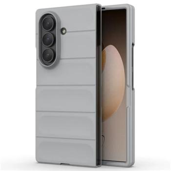 Szilikon telefonvédő (ütésállóság, kameravédő, 3D) VILÁGOSSZÜRKE Samsung Galaxy Z Fold7 (SM-F966) kép