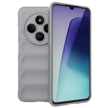 Szilikon telefonvédő (ütésállóság, kameravédő, 3D) VILÁGOSSZÜRKE Xiaomi Redmi 14C 4G kép