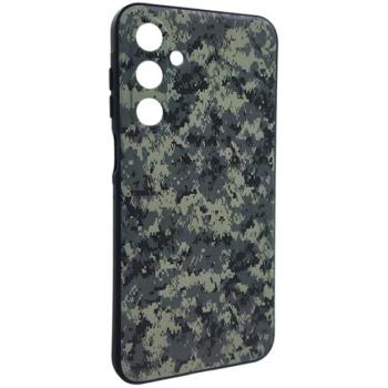 Szilikon telefonvédő (ütésállóság, kameravédő, terep minta) SÖTÉTZÖLD Samsung Galaxy A16 5G (SM-A166), Galaxy A16 4G (SM-A165) kép