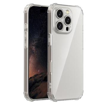 Szilikon telefonvédő (ütésállóság, légpárnás sarok) ÁTLÁTSZÓ Apple iPhone 16 Pro Max kép