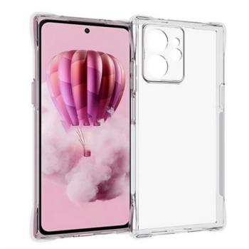 Szilikon telefonvédő (ütésállóság, légpárnás sarok) ÁTLÁTSZÓ HMD Skyline 5G kép