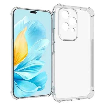 Szilikon telefonvédő (ütésállóság, légpárnás sarok) ÁTLÁTSZÓ Honor 200 Lite kép