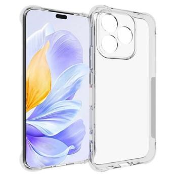 Szilikon telefonvédő (ütésállóság, légpárnás sarok) ÁTLÁTSZÓ Honor 400 Lite kép