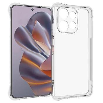 Szilikon telefonvédő (ütésállóság, légpárnás sarok) ÁTLÁTSZÓ Motorola Edge 50 Neo 5G kép